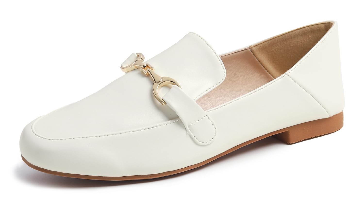 Feversole Women's Fashion Trim Deco Loafer Slippers,Pantoufles Trim Deco pour Femmes à la Mode