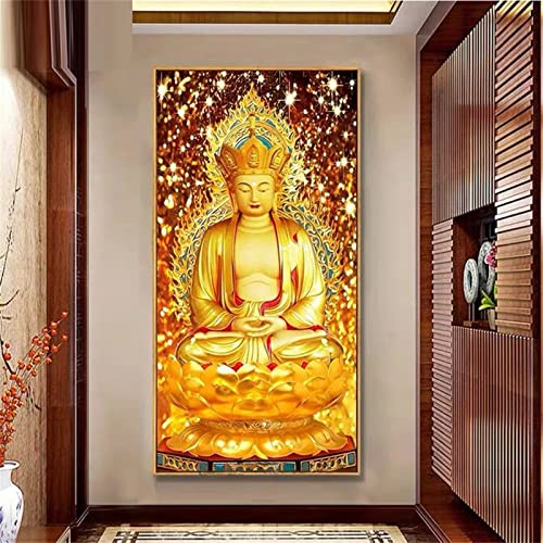 Peinture diamant zen Ksitigarbha 60x120cm pour salon et espace de méditation