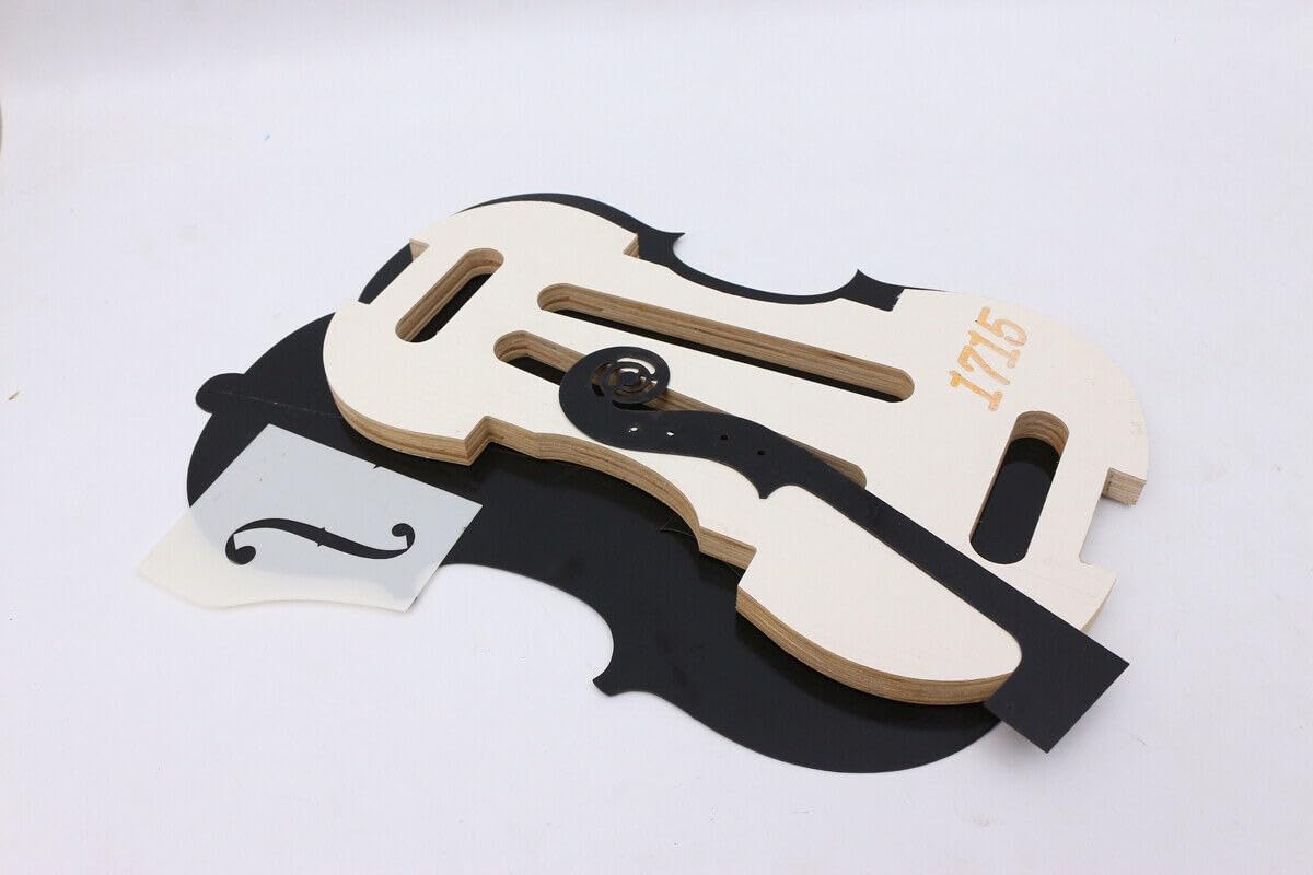 Modello e stampo per foro per violino e collo, dimensione 4/4, replica modello Stradivari 1715 (vt-277)