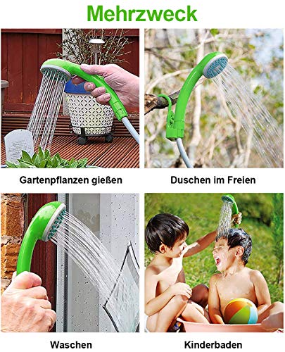 LIBERRWAY Campingdusche, Außen- und Inneneinsatz Camping Dusche mit Wiederaufladbarer Akku, 1.8m Duscheschlauch Outdoor… - Image 3