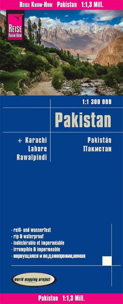 Pakistan: world mapping project (Pakistan (1:1.300.000)): world mapping project / reiß- und wasserfest