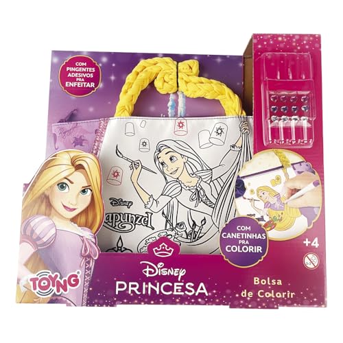 Toyng - Disney - Bolsa para Colorir Rapunzel