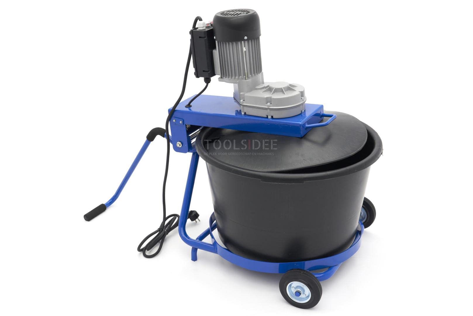 Miscelatore professionale HBM 50 litri, impastatrice per colla per piastrelle, cemento, vernice, vernice, resina epossidica, ghi