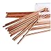 125 PCS Rose Gold Paper Straws Drinking Decorative Cake Pop Stick Decoration - Boxed 5 Individual Packs of 25 Units