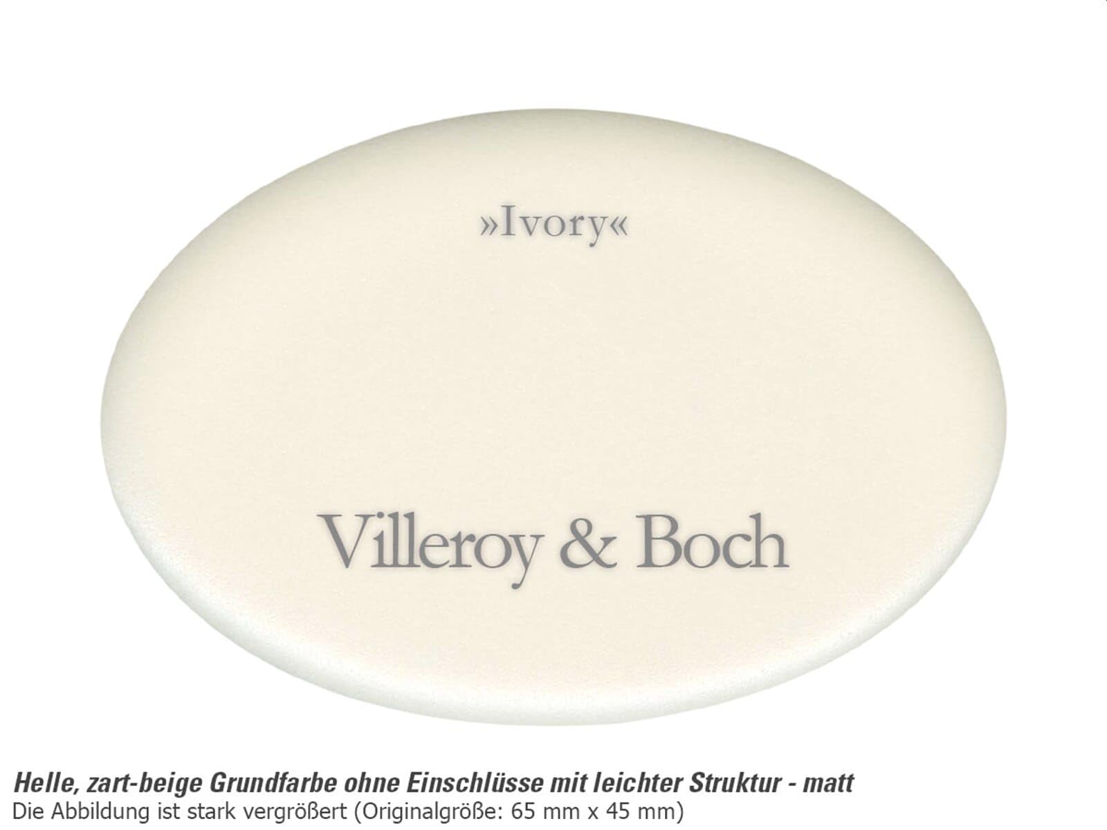 Villeroy & Boch Solo Eck Ivory Keramik-Spüle Eckspüle Küchenspüle Einbau Beige