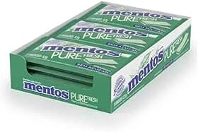Mentos Chiclete Pure Fresh Spearmint Menta Sem Açúcar 15UN