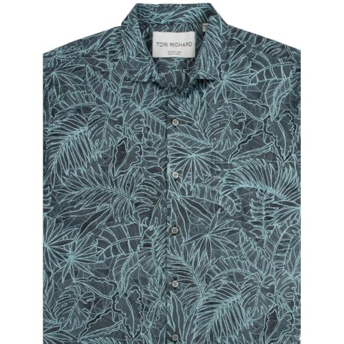 Tori Richard Men's Lineage Short Sleeve Cotton Lawn Button Up Shirt3