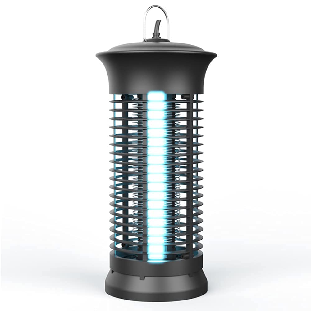 Lámpara para Matar Mosquitos, lámpara Trampa para Matar Insectos Mosca eléctrica Atracción de luz Ultravioleta de 360 ° Mata Mosquitos eléctrico para Interiores, hogares, cocinas, oficinas, Patios