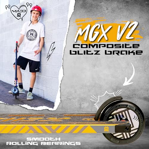 Image of Pro Stunt Scooter for Kids and Teens Ages 8-12 - Lightweight Durable Trick Scooter for Skatepark and Street - Easy Assembly - Madd Gear MG5