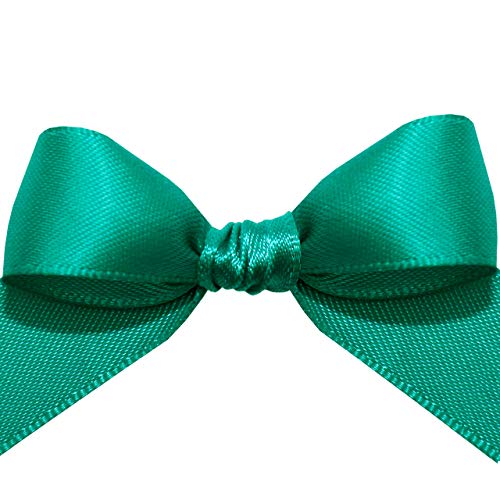 Image of Morex Ribbon 08816 /50-342 Double Face Satin Ribbon, 3 /8 inchx 50 Yd, Mallard