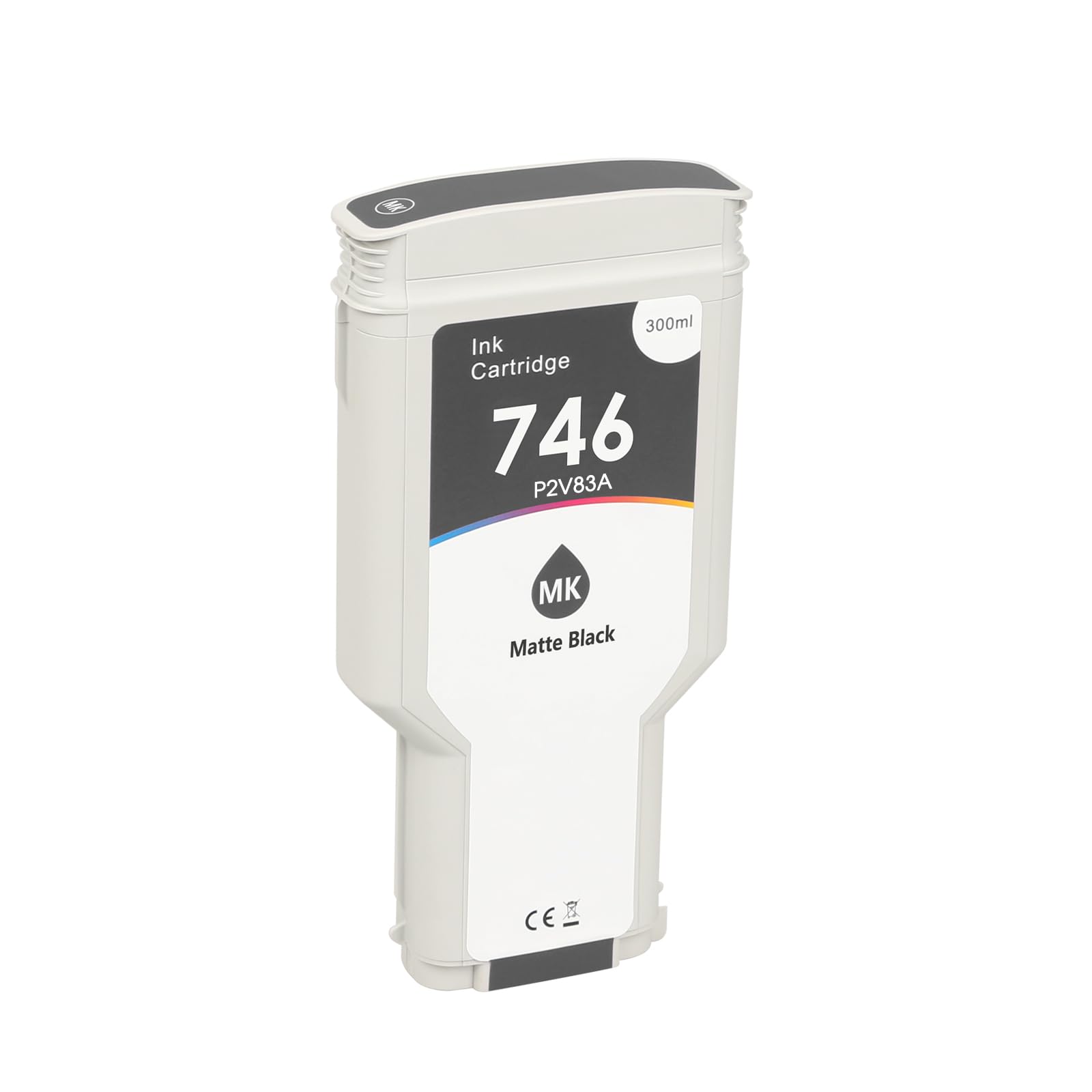746 Matte Black Ink Cartridge 300ml with New Chip Replacement for | 746 P2V78A Ink Cartridge Works with DesignJet Z6 DesignJet Z9+ Large Format Printers Ink, 1 Pack 746 Ink Kit (1 Pack)
