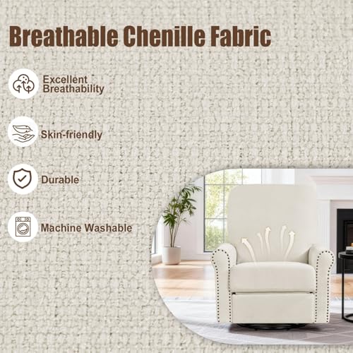 Sillón lounge plegable beige miniatura 3