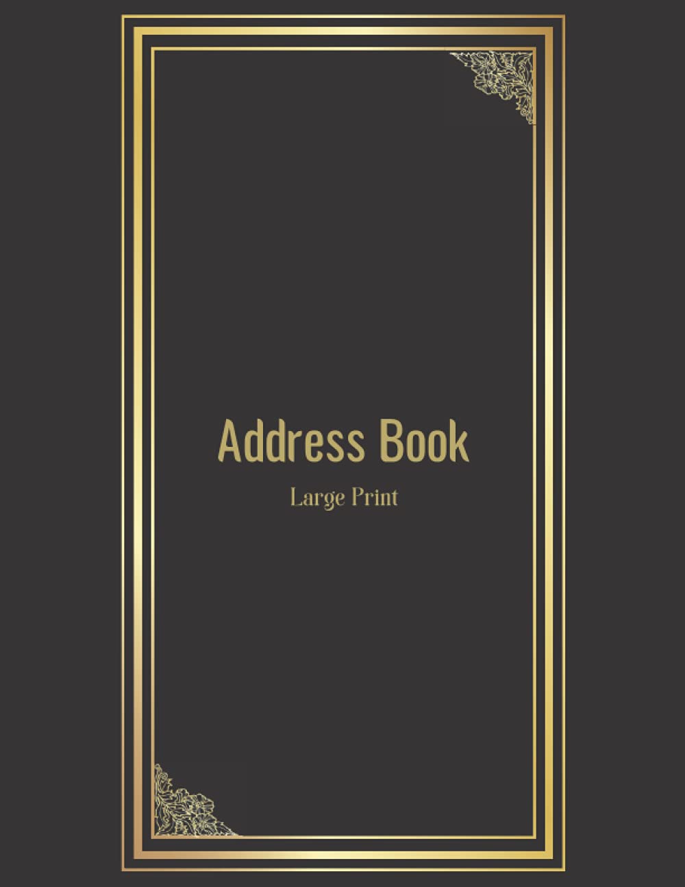 Address Book large print: Address Book . large print address book . telephone directory book . address and birthday book . Record Birthday, Phone Number, Address, Email and Notes.size 8.5 x 11 in