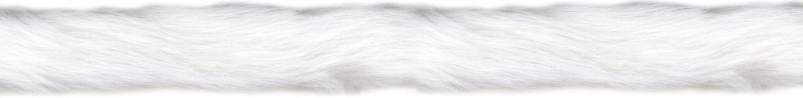 Wright Products Simplicity Fur Trim 1" X10yd, White