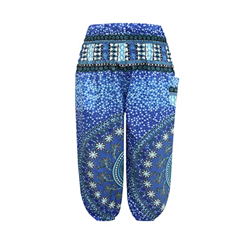 Image of Unisex Little Kids Yoga Trousers Bohemian Beach Pants Baggy Harem Activewear for Boys and Girls Age 3-10