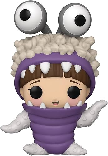 Miniatura 6 de POP Disney Pixar: Monsters Inc. 20th - Figura de vinilo Boo con capucha Up Funko (paquete con funda protectora de caja compatible)
