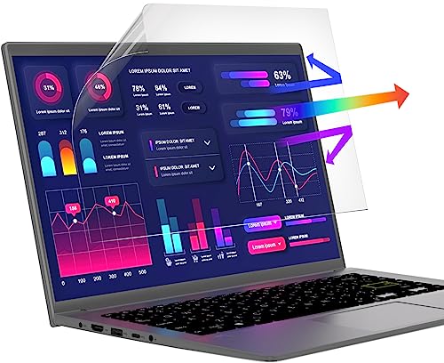 Mamol 2 Unités Protection D'écran pour 14 Pouces 16:9 Aspect, Anti-lumière Bleue Film Protection Ecran Premium Pour Ecran Pc Moniteur, Anti Reflets Protecteur...