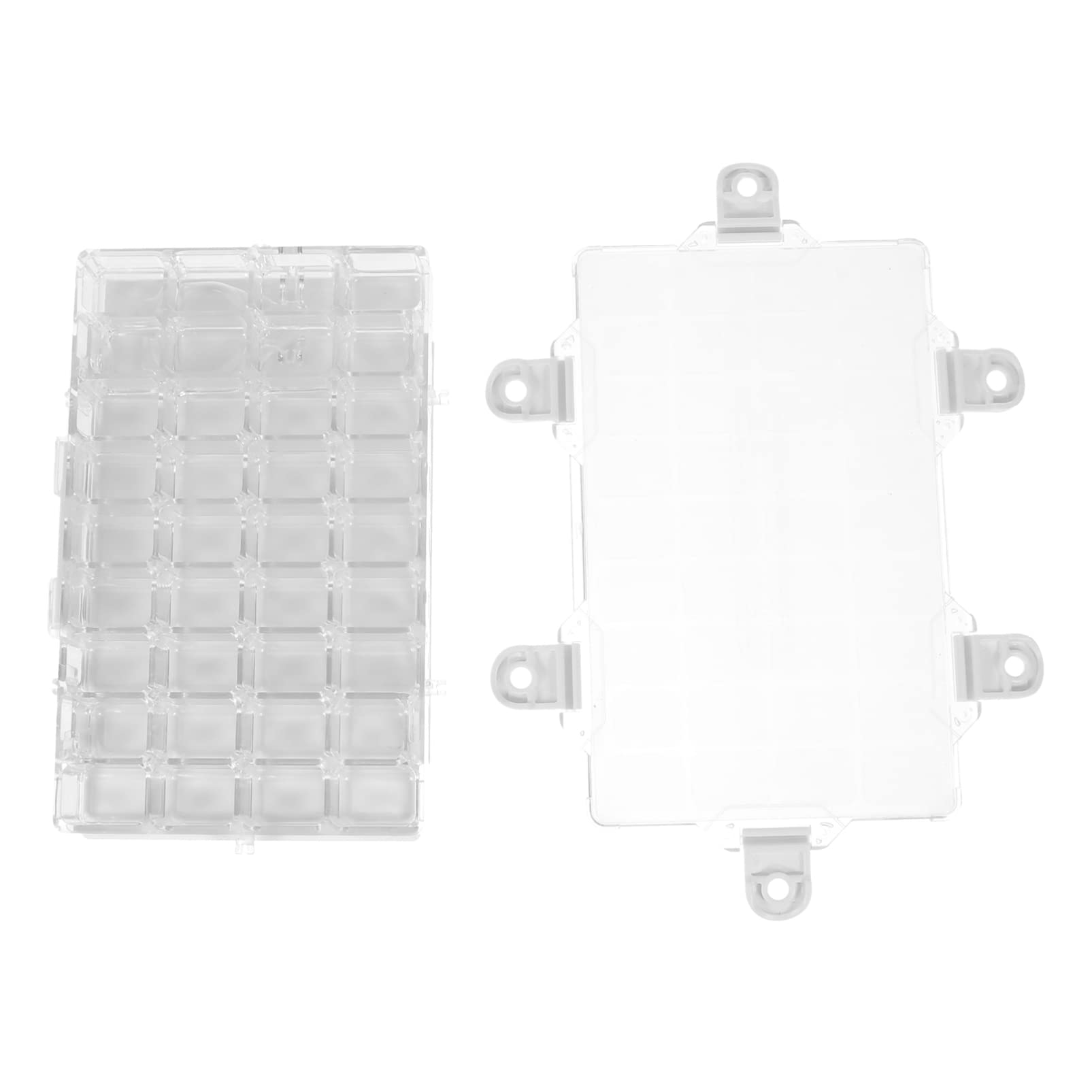 TEHAUX Caja de Pintura Abs 36 Cuadrados Hermética para Acuarelas y Gouache Portátil Estudiantes Artistas
