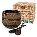 Jungle Culture® Set de 2 Boles de Coco con Cucharas y Pajita de Bambú & Bolsa • Tazones de Coco Natural • Cuenco Madera • Açai Bowl Ecológico y Sostenible • Coconut Bowls • Hecho a Mano en Vietnam