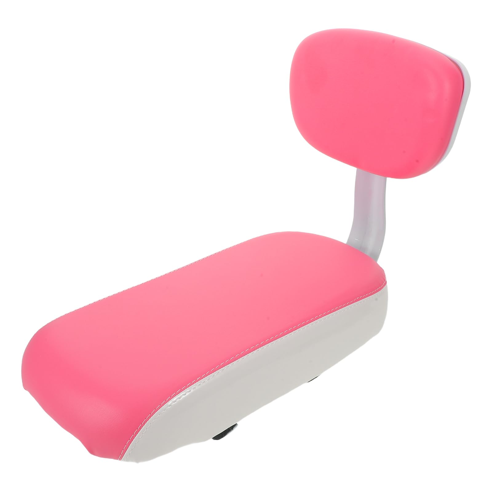 Sella Imbottita per Bici con Schienale in Similpelle PU Cuscino Posteriore Comodo per Adulti Supporto Lombare e Assorbimento Urti per Mountain Bike Bici Elettriche e Strada