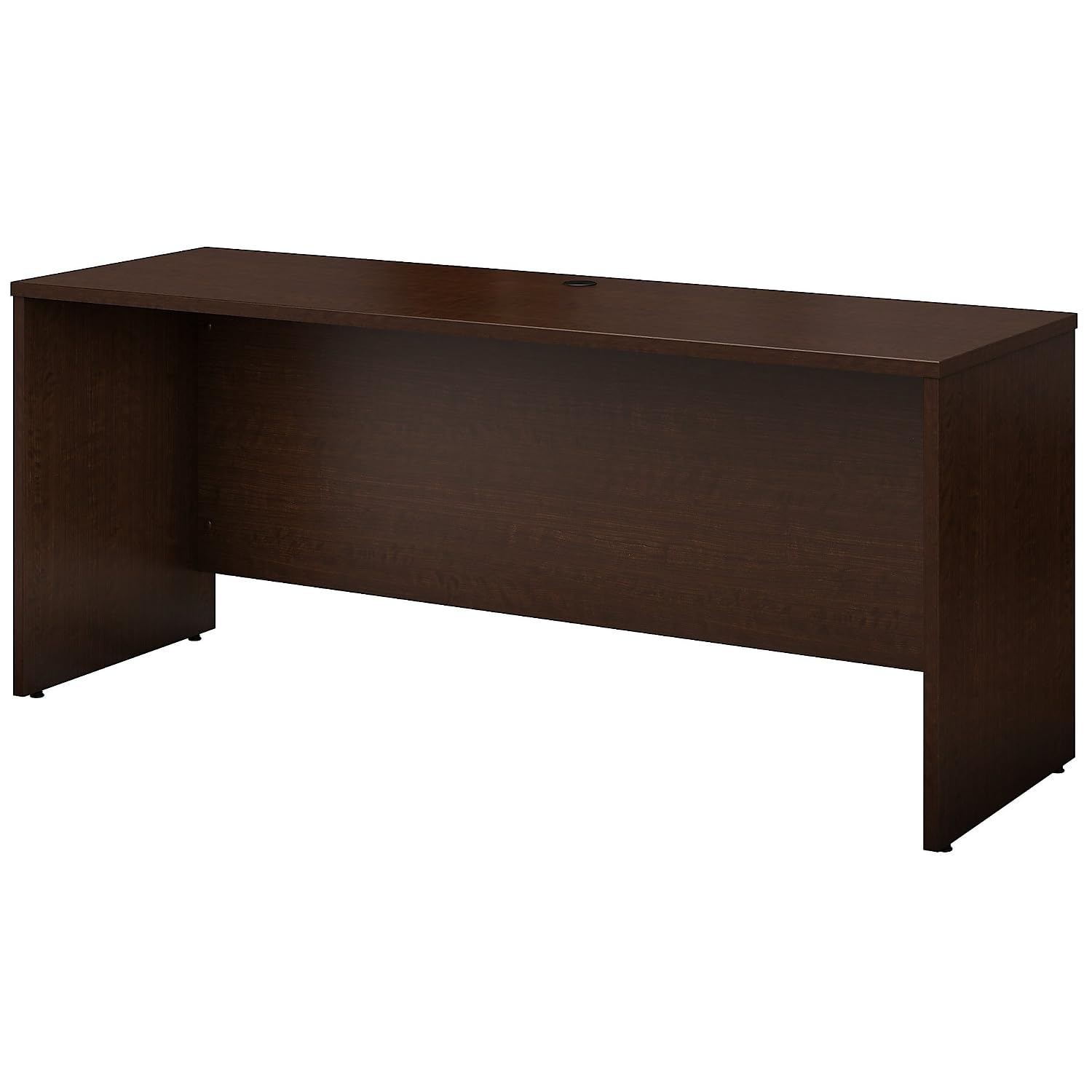 Bush Business Furniture Series C 72W x 24D Credenza Desk in Mocha Cherry