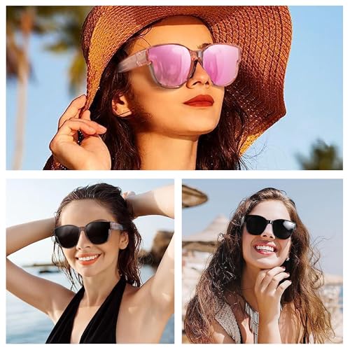 Image of GEGURI Polarized Sunglasses Fit Over Glasses for Men Women, Oversized Square Sun Glasses UV400 Protection Shades