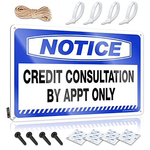 r[TC For Man Cave Notice Credit Consultation By Appt Only Tin Sign Stuff For Your Room Home Signs ǂ̑(TCY:30X40CM)