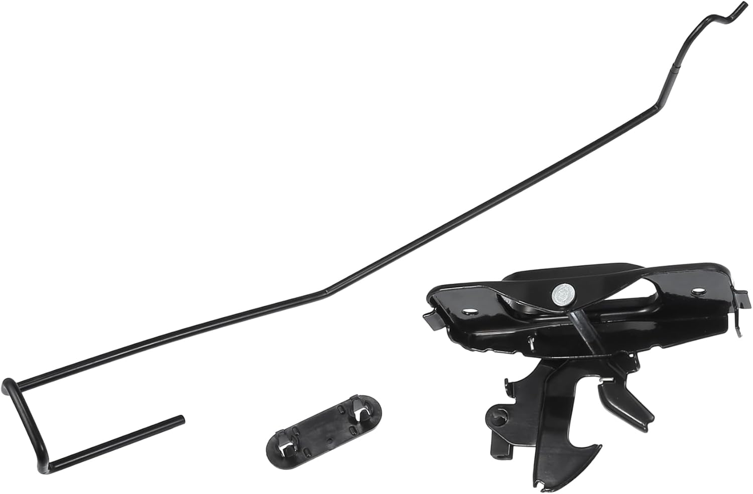 No.55275850AB/55275843AB Hood Latch Rod Release Handle and Retainer Clip Set for Dodge for Ram 1500 2002-2008 / Front/Durable Metal / 1 Set