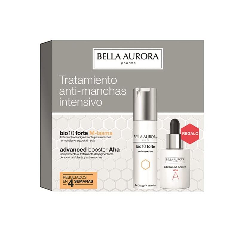 BELLA AURORA BIO 10 Forte M-lasma Cuidado Despigmentante 30 ml + Advanced Booster AHA 30 ml de REGALO