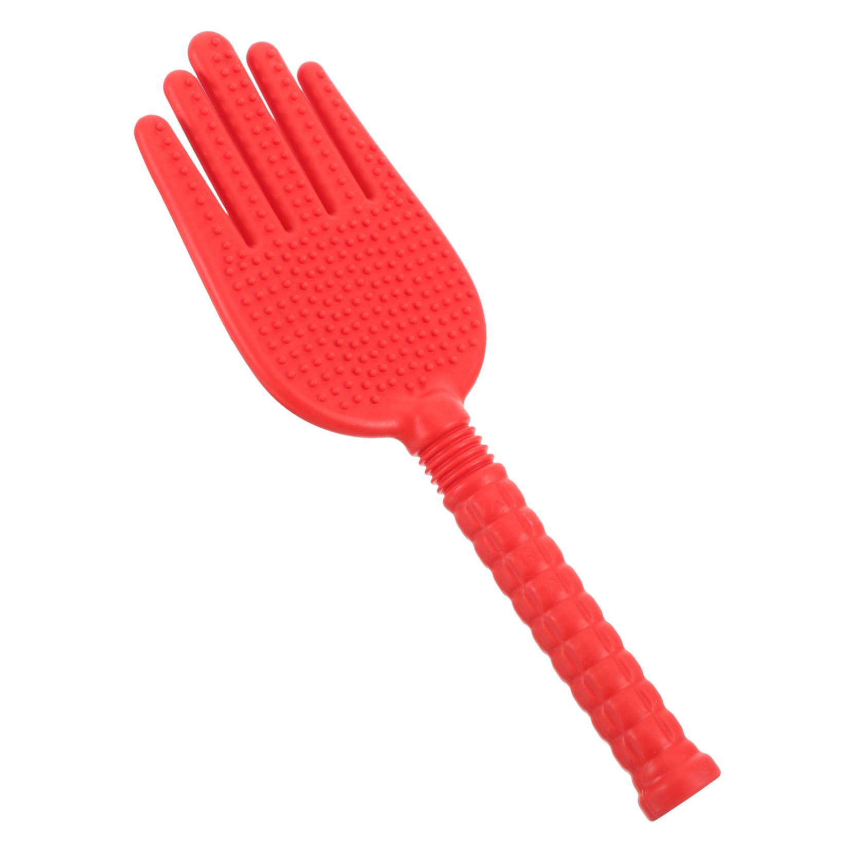 CALLARON 4 Pezzi Massaggio a cinque dita portatile bob Spalla mano massaggiatore trattenuto strumento massaggiatore martello da massaggio manuale fornitura di massaggi Gel di silice rosso