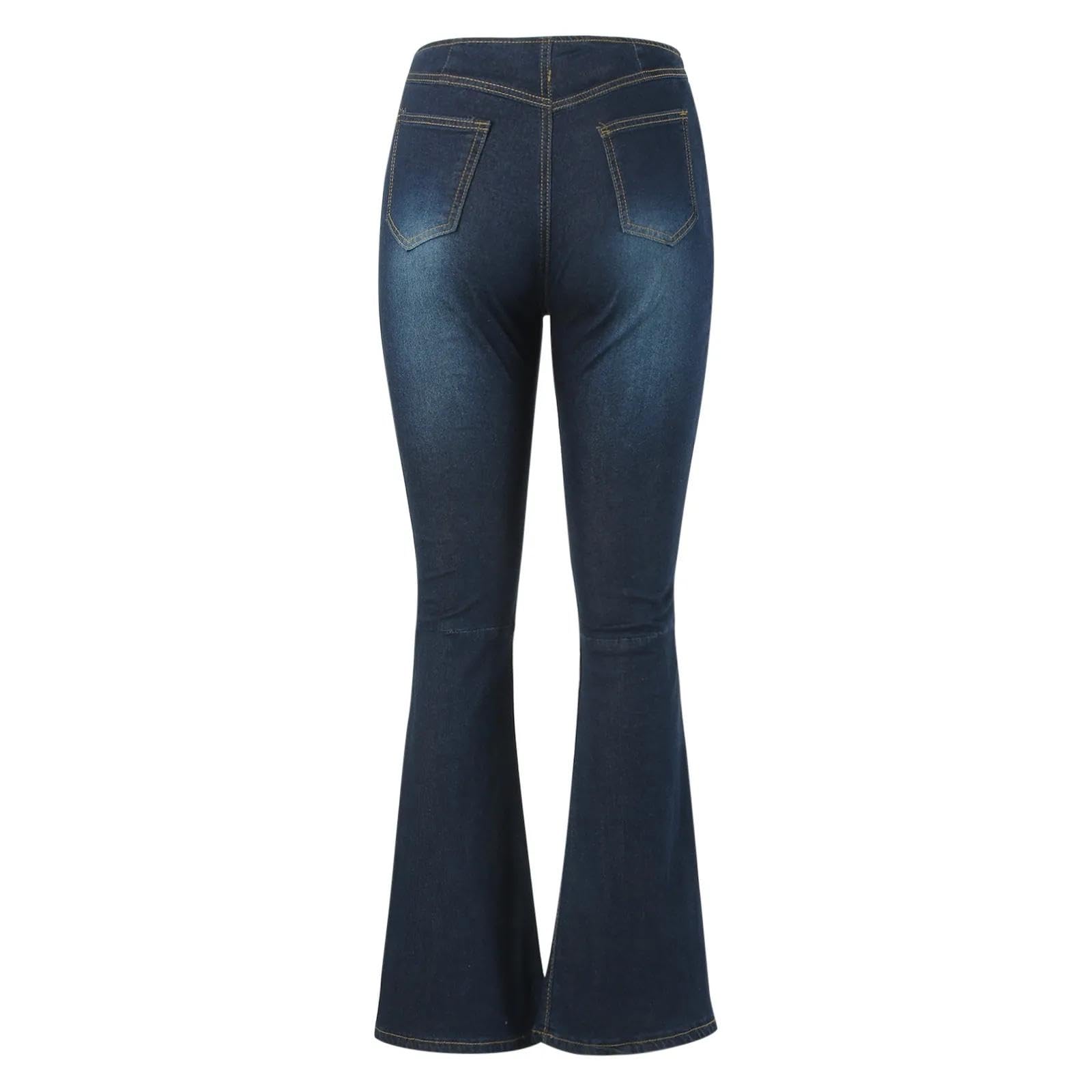 Jeans Pantalon Jeanshosen Damen Jeans Mittlere Taille Jeans Casual Stretch Mom Denim Hosen Vintage Casual Stretch Denim Hosen