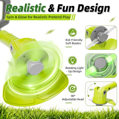 Image of Pandapop Kids Tool Set, Kids Weed Wacker Toy with Sounds & Lights
