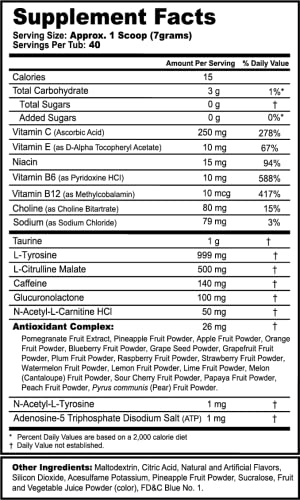 Image of G Fuel The Binding of Isaac Energy Powder, Sugar Free, Clean Caffeine Focus Supplement, Water Mix, White Grape and Pineapple Flavor, Focus Amino, Vitamin + Antioxidants Blend - 9.8 oz (40 Servings)