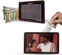 HNA Customized Wooden Piggy Money Bank for 1 Lakh Saving - Money Saving Box for Adult 100000 with Photo and Message Customization, Saving Box 100000, Unique Money Bank Gift
