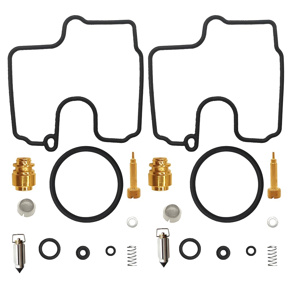 2-Pack Carburetor Carb Repair Rebuild Kits Replacement for Suzuki SV650 SV650S 1999 2000 2001 2002