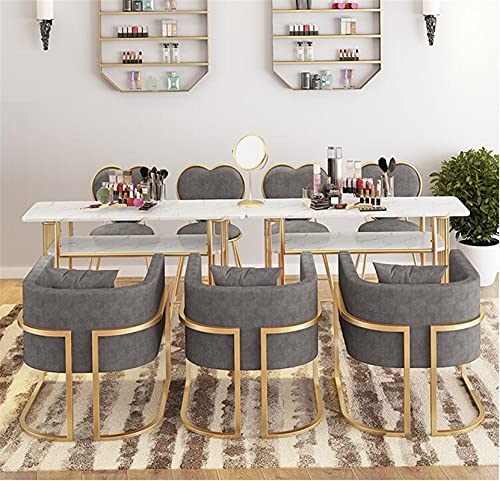 ACYY Maniküre-Nageltisch Und Stuhl Set Single Und Double Manicure Station Einfach Und Modern (Color : Table 140cm) – Bild 6