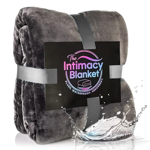 Waterproof Blanket Absorbent Washable Ultra Soft Bed Protector for Couples Liquid-Resistant Throw for Mattress Protection