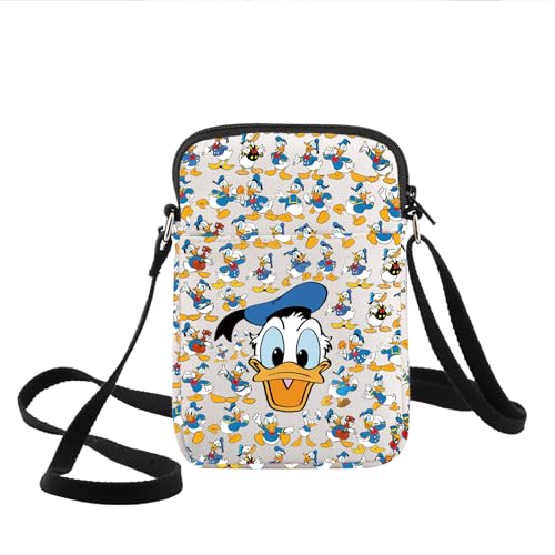 Image of KEYCHIN Funny Duck Crossbody Bag Duck Cartoon Lover Gifts Duck Fans Shoulder Bag Duck Cartoon Merchandise (Duck-CB)