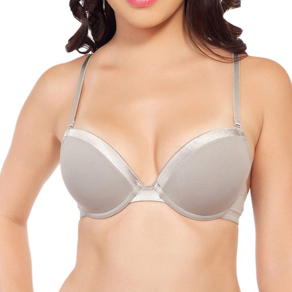 soie Womens Underwired Solid T-Shirt Bra-picture-11