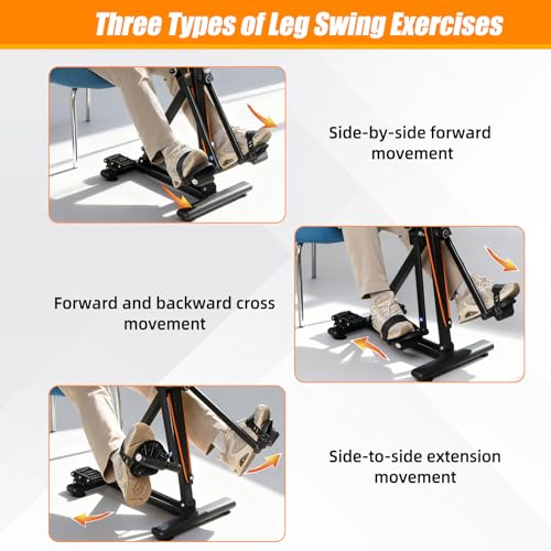 Image of Arm and Leg Exercise Pedal Machine for Seniors, Seated Rehabilitation Bike for Physical Therapy, Elderly Stroke Recovery & Mobility Training Equipment