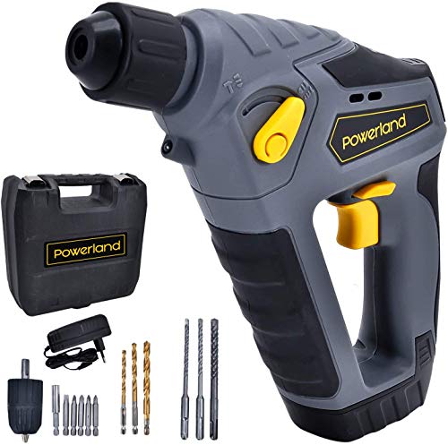 HD02 14.4/16V Akku-Hammer Akku Bohrhammer SDS-plus mit Pneumatischem Hammerwerk 3 in 1 Funktion Litium-Ionen Batterie