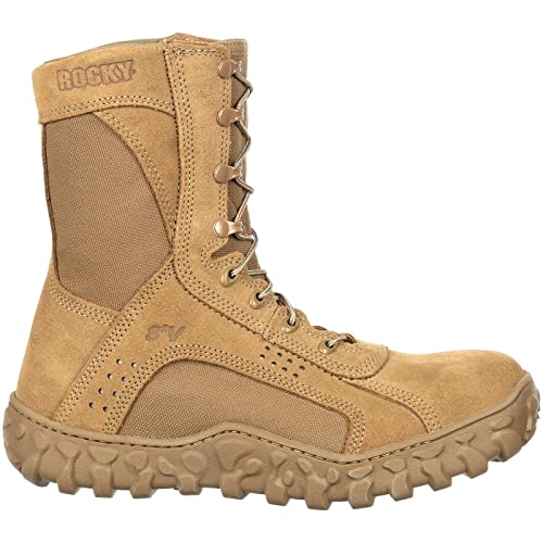 ROCKY S2V Steel Toe Tactical Military Boot, Coyote Brown, Size 11(M)