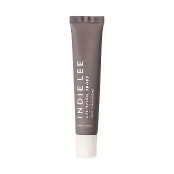 Indie Lee Bronzing Drops for Face & Body - Hydrating Face Makeup for a Sheer Glow - Liquid Bronzer & Highlighter with Niacinamide & Squalane - Universal Shade for All Skin Tones 0.67 Fl oz