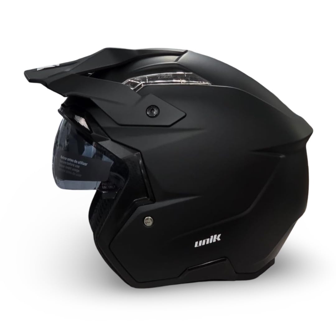Casco Trial Unik Link DV Negro Mate Talla M