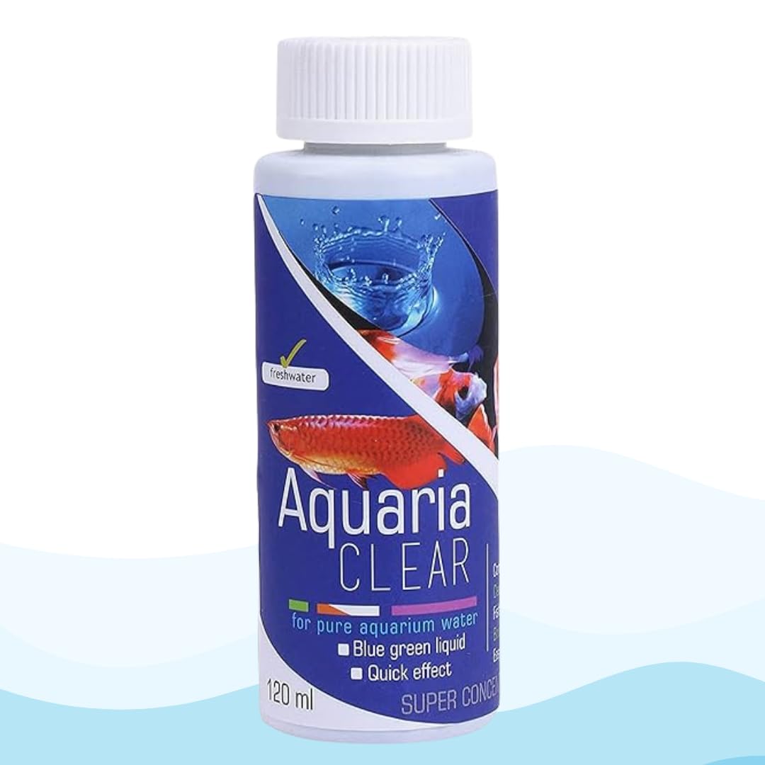 THE AQUA PET MALL ® Aquatic Remedies Aquaria Clear - 120ml | Suitable for Fresh Water | Cloudy Water Remover for Crystal Clear Aquarium Water (B0D9438X5V) Amazon Price History, Amazon Price Tracker