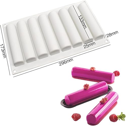 Miniatura 6 de mostsom Moldes de silicona para hornear para pastel de mousse, molde de silicona para chocolate, molde de postre francés para chocolate de