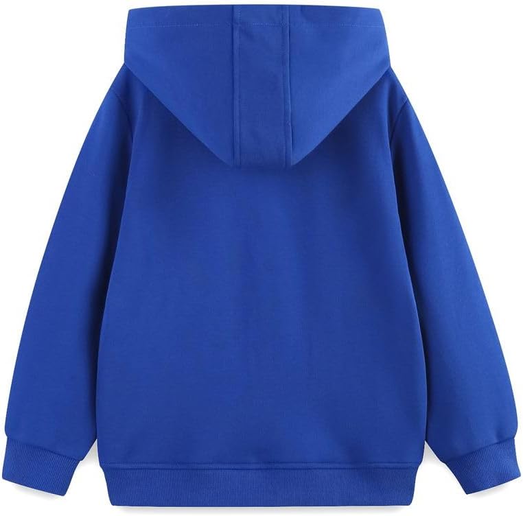 Kids Zip Up Hoodies for Toddler Boys Girls Hooded Sweatshirts Light Winter Fall Clothes Outwear 3-7Y