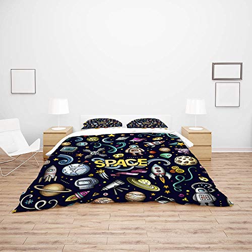 Parure de lit CHEHONG housse de couette polyester taie oreiller - 4