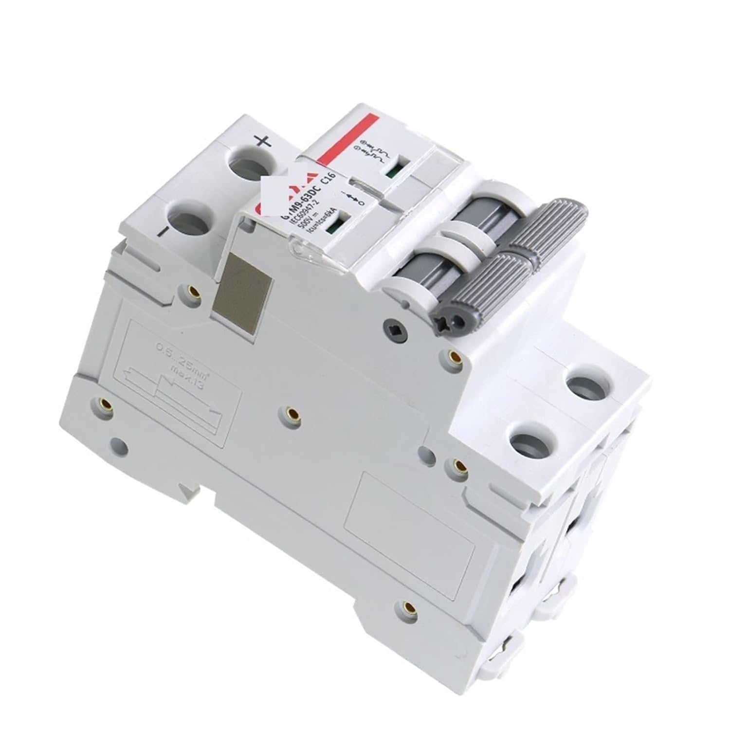 Wyłącznik automatyczny DC 6KA 2P 500V Mini wyłącznik automatyczny DC 6A 10A 16A 20A 25A 32A 40A 50A 63A 1szt (25A)