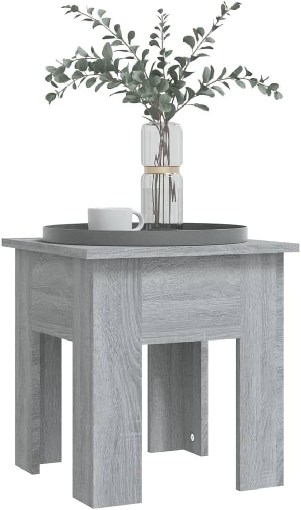 Coffee Table,Large Coffee Table,Coffee Table,for Camping, patios, Gardens, patios Gray Sonoma 15.7"x15.7"x16.5" Engineered Wood